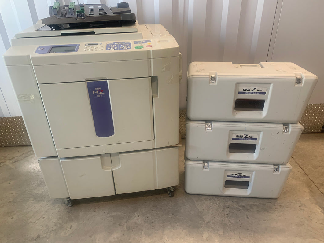 Refurbished RISO MZ790 Two Color Printer with 5 Total Drums